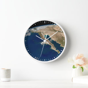 Baja California And The Pacific Coast Of Mexico. Clock