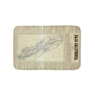 Baja California, Mexico Bath Mat