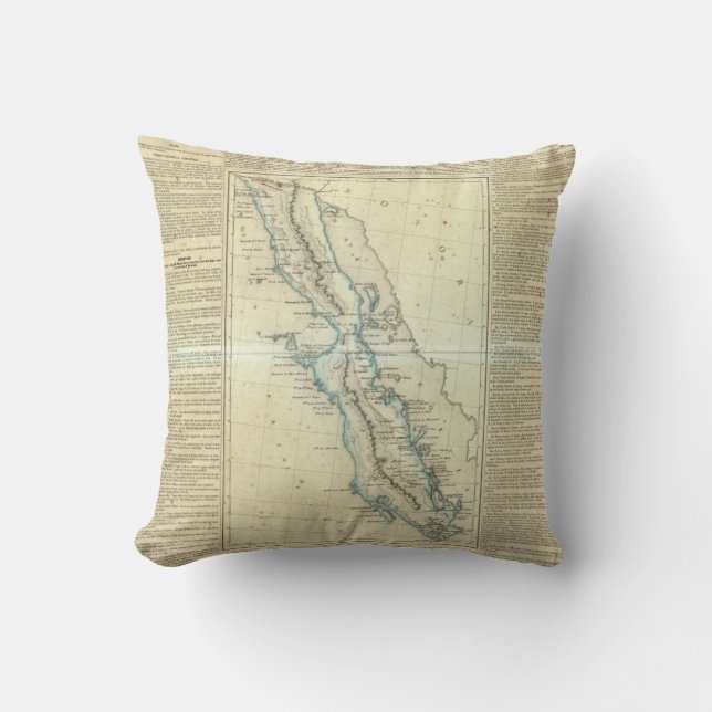 Baja California, Mexico Cushion (Front)