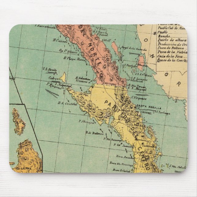 Baja California, Mexico Mouse Pad (Front)