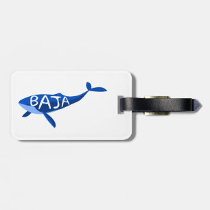 Baja California Mexico Whale Luggage Tag