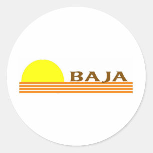 Baja Classic Round Sticker