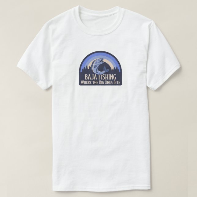Baja fishing T-Shirt (Design Front)