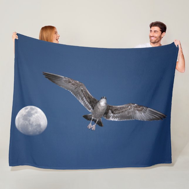 BAJA MOON FLIGHT FLEECE BLANKET (In Situ)