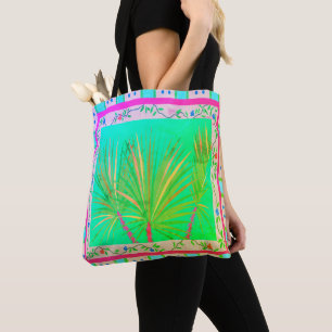 Baja Palms Vintage Tote Bag