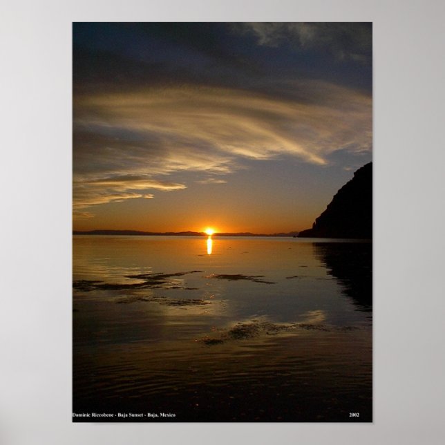 Baja Sunset Poster (Front)