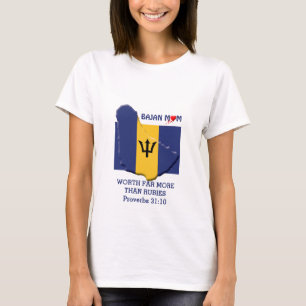 BAJAN MOM Worth More Than Rubies PROVERBS 31 T-Shirt