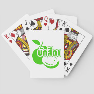 Bak Sida ☆ Farang written in Thai Isaan Dialect ☆ Playing Cards