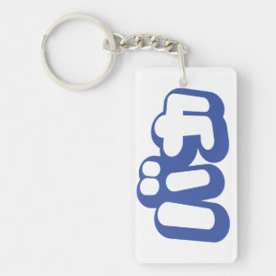 BAKA バカ ~ Fool in Japanese Katakana Script Key Ring