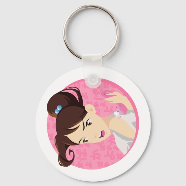 "Baka!" Key Ring (Front)