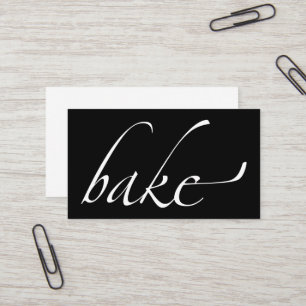 Bake: Baker, Bakery Business Card