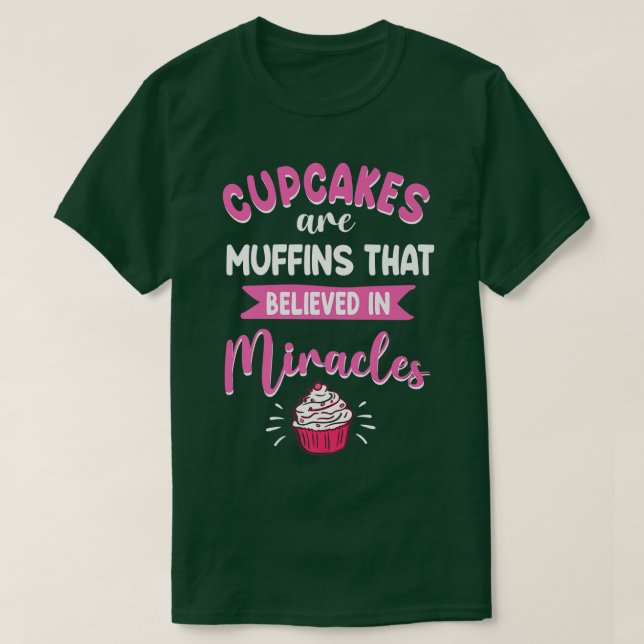 Bake Baking Cupcake Muffin  T-Shirt (Design Front)