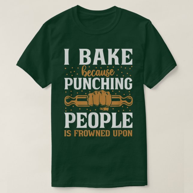 Bake Baking Rolling Pin  50 T-Shirt (Design Front)