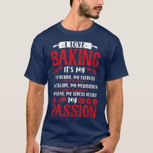 Bake Baking Rolling Pin Whisk T-Shirt