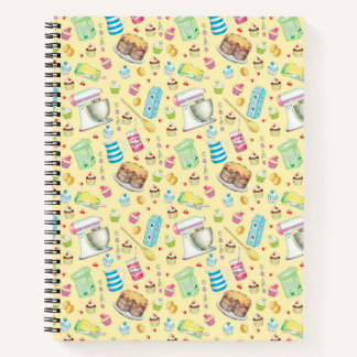 Bake Cake Spiral Notebook