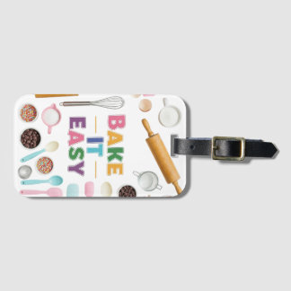 Bake It Easy  Luggage Tag