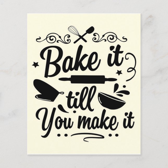 Bake It Till You Make It Cooking (Front)