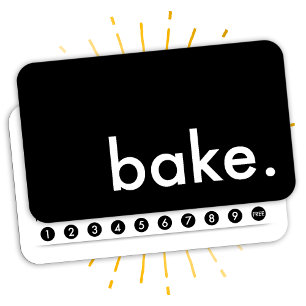 bake. loyalty punch card