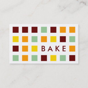BAKE (mod squares) Business Card
