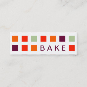 BAKE (mod squares) Mini Business Card