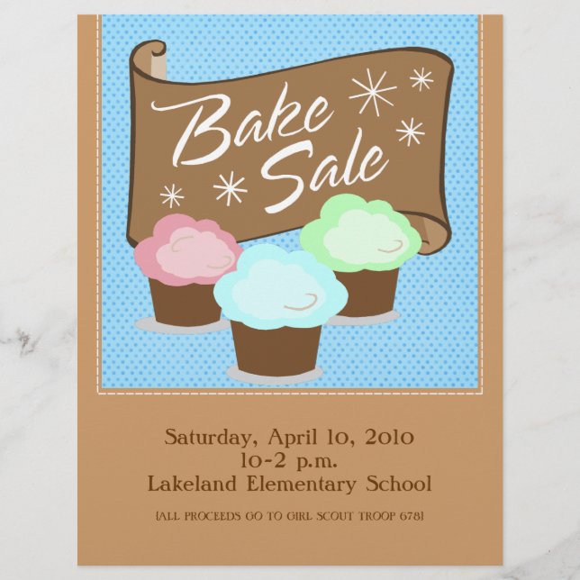 Bake Sale Flyers (Front)