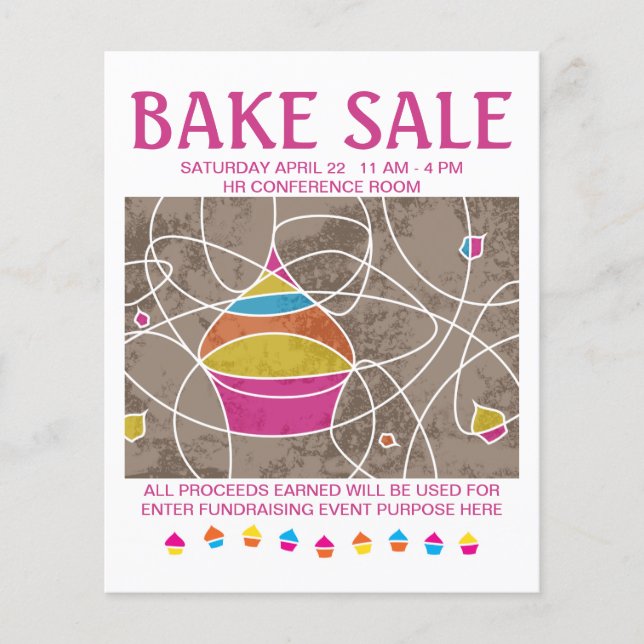 bake sale flyers (Front)