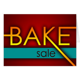 bake sale (typographic)
