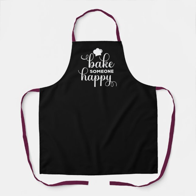 Bake Someone Happy Apron (Front)