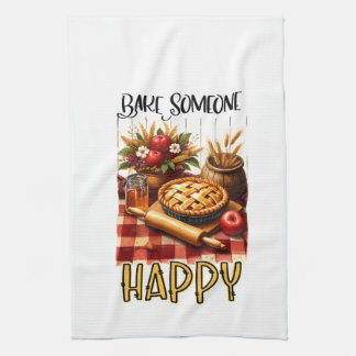 Bake Someone Happy! Tea Towel