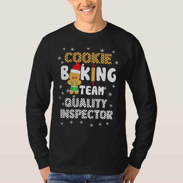 Bake Squad Christmas Cookie Baking Team Captain Ba T-Shirt (Front)