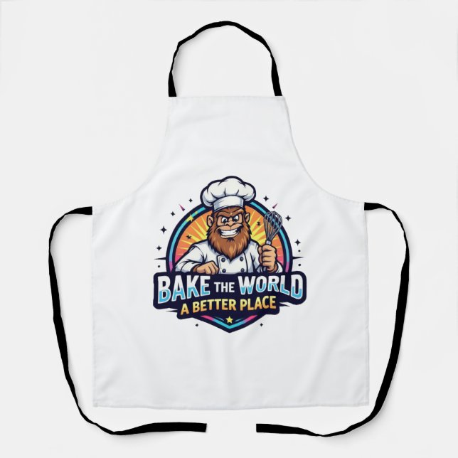 Bake The World a Better Place Apron (Front)