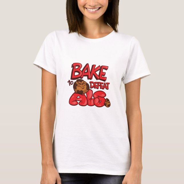 Bake to Defeat ALS Cookie Specific T-Shirt (Front)