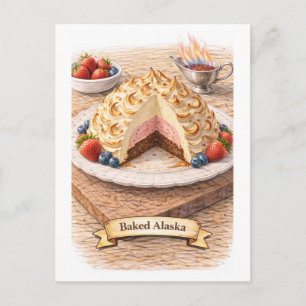 Baked Alaska (American Food Series) Postcard
