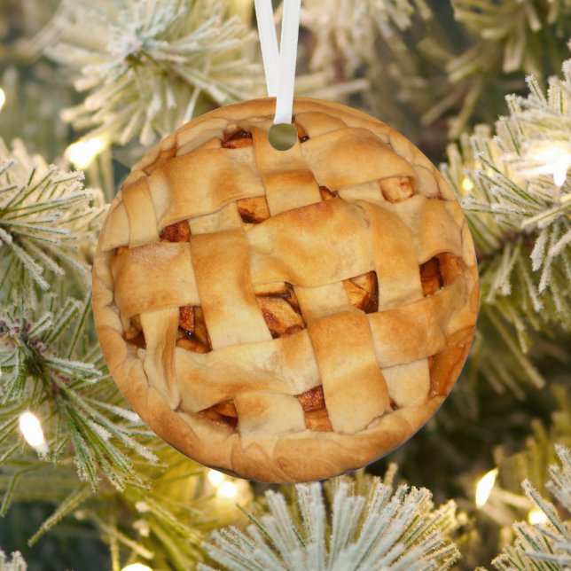 Baked Apple Pie Metal Tree Decoration (Insitu)