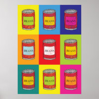 Baked Bean Tins Food Pop Art Kitchen