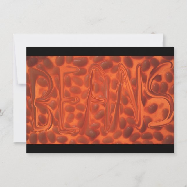 Baked beans card (Front)