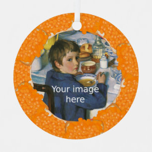 Baked Beans on Toast frame for your photo Metal Tree Decoration