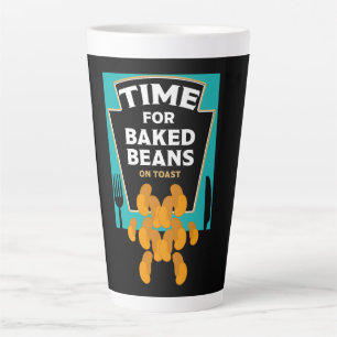 Baked Beans On Toast Latte Mug