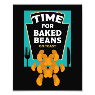 Baked Beans On Toast Photo Print