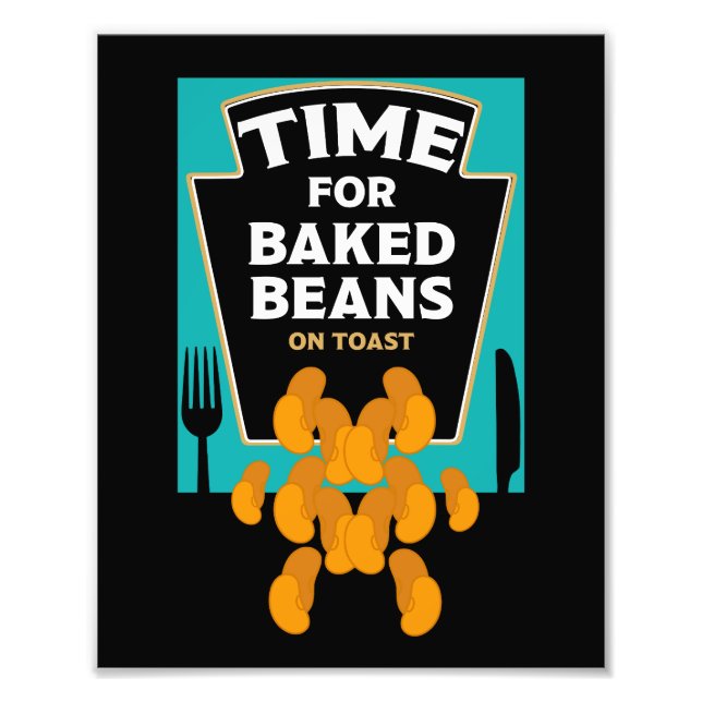 Baked Beans On Toast Photo Print (Front)