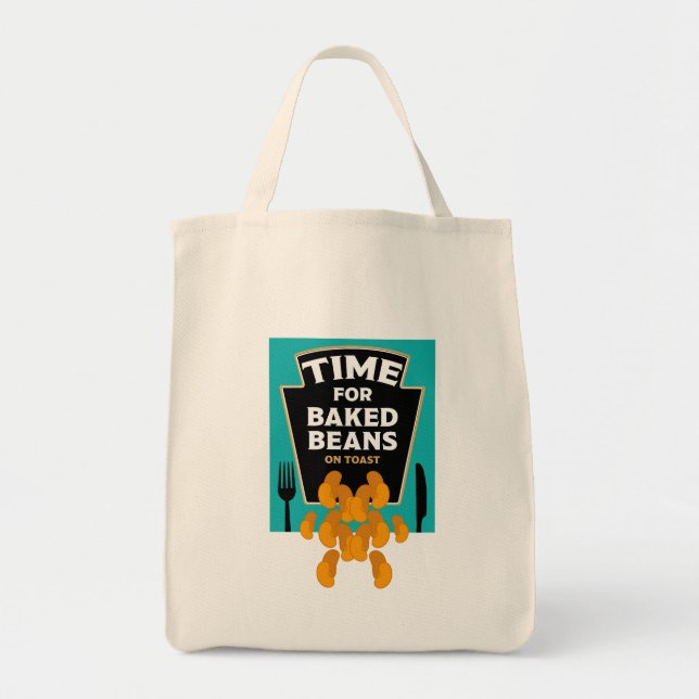 Baked Beans On Toast Tote Bag (Front)