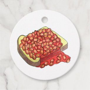 Baked Beans on Toast UK British Cuisine Food Favour Tags