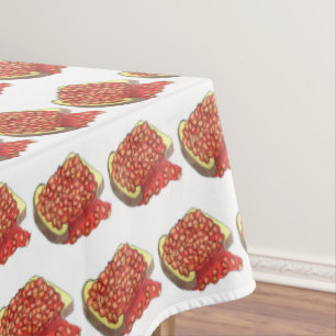 Baked Beans on Toast UK British Cuisine Food Tablecloth