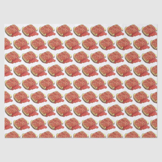 Baked Beans on Toast UK British Cuisine Food Tissue Paper (Front)