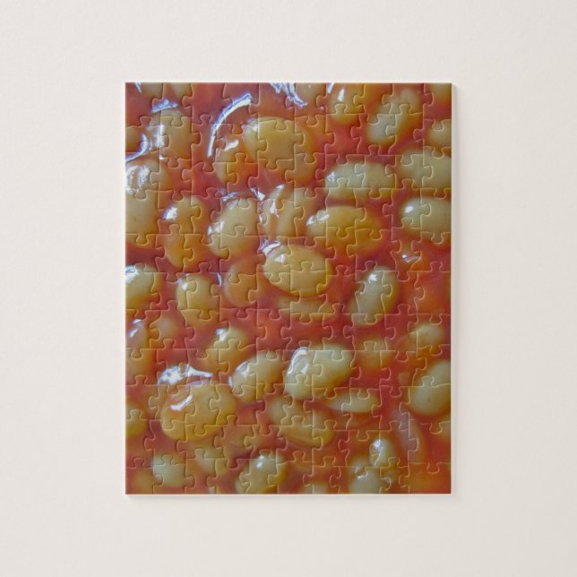 Baked Beans Puzzle/Jigsaw with Tin Jigsaw Puzzle (Vertical)
