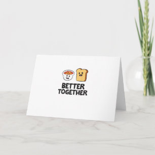 Baked Beans Toast Better Together Love Food Graphi Card