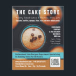 Baked Cupcakes, Cakery, Cake Store Advertising Flyer<br><div class="desc">Baked Cupcakes,  Cakery,  Cake Store Advertising Flyers By The Business Card Store.</div>