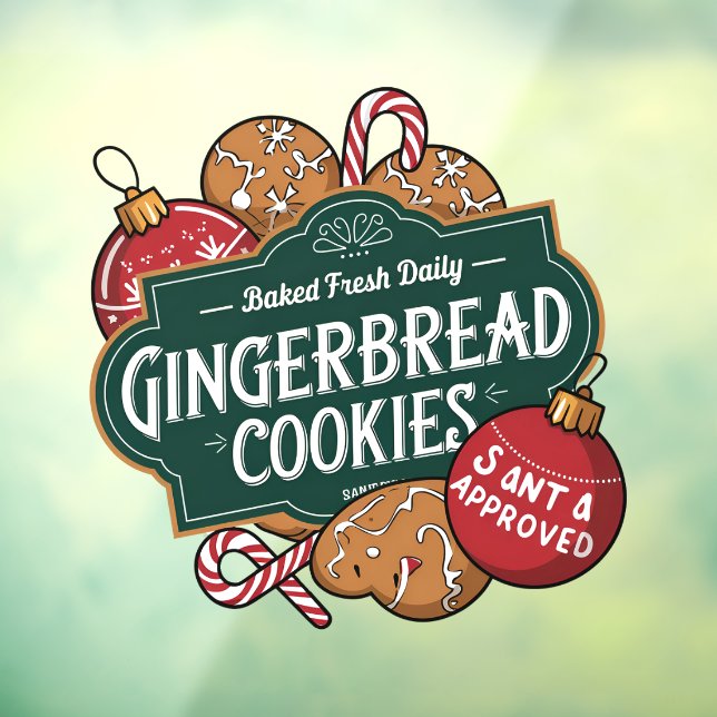 Baked fresh daily gingerbread Christmas  (Sheet 3)