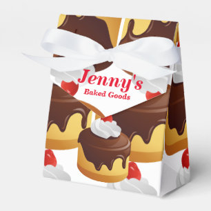 Baked Goods Custom Tent Favour Box