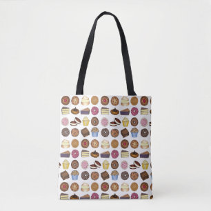 Baked Goods Foodie Muffin Cake Whoopie Pie Dessert Tote Bag